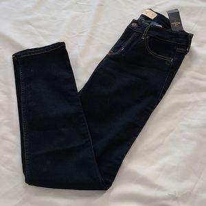 Hollister dark blue jeans (new) skinny/ straight